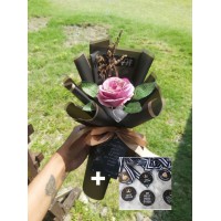 Buket Single Flowers Special Pink